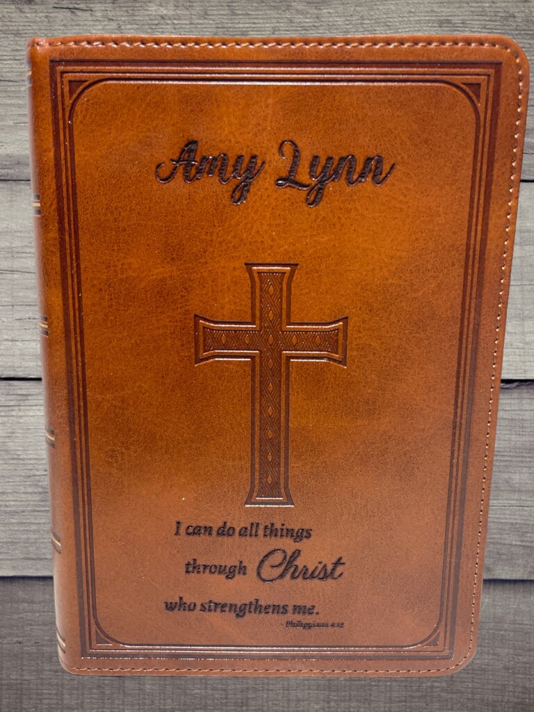 The Perfect Gift: Personalized Bible with John 3:16 and Your Name