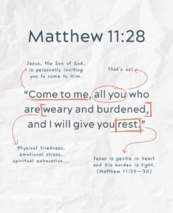 Finding Rest in Jesus: A Deeper Dive into Matthew 11:28