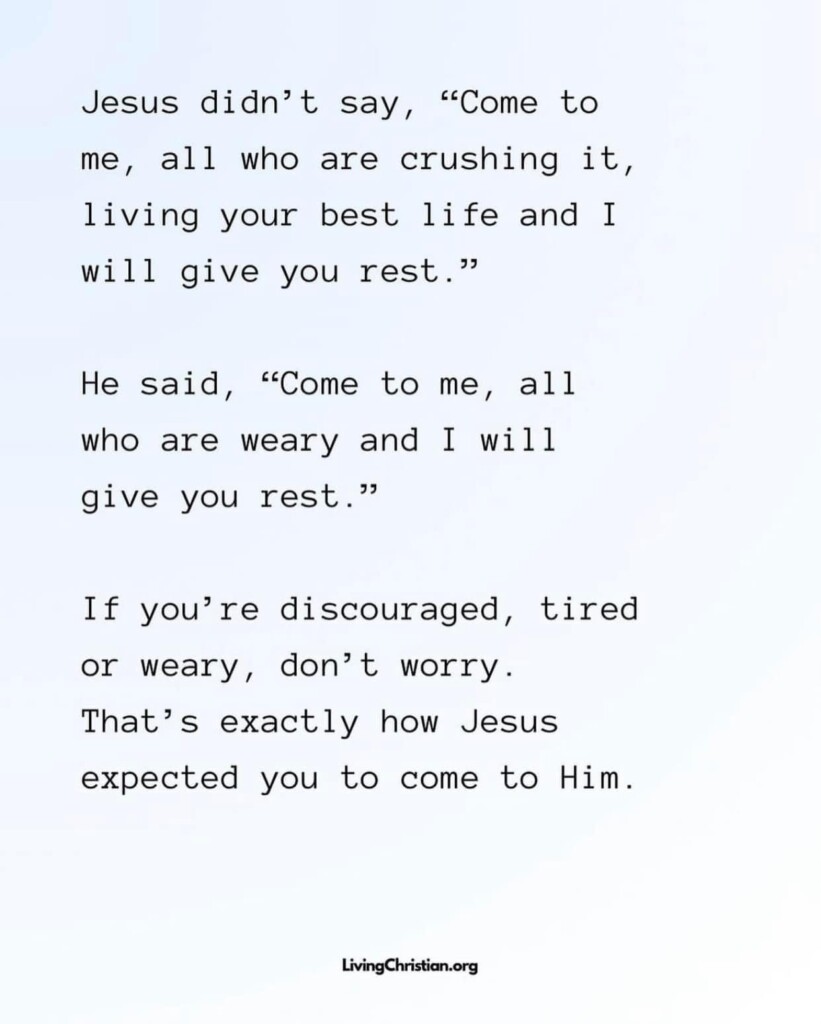 Finding Rest in Jesus: A Biblical Perspective