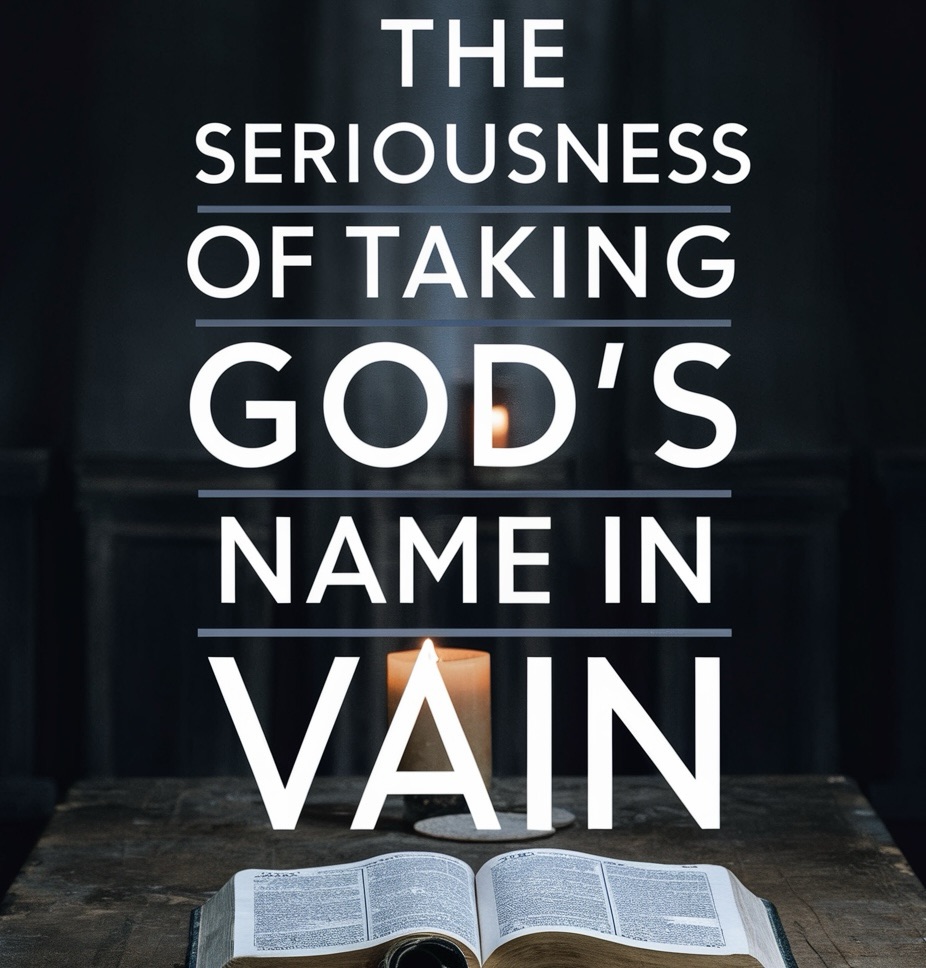 The Seriousness of Taking God&#8217;s Name in Vain