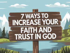 7 Ways to Increase Your Faith and Trust in God