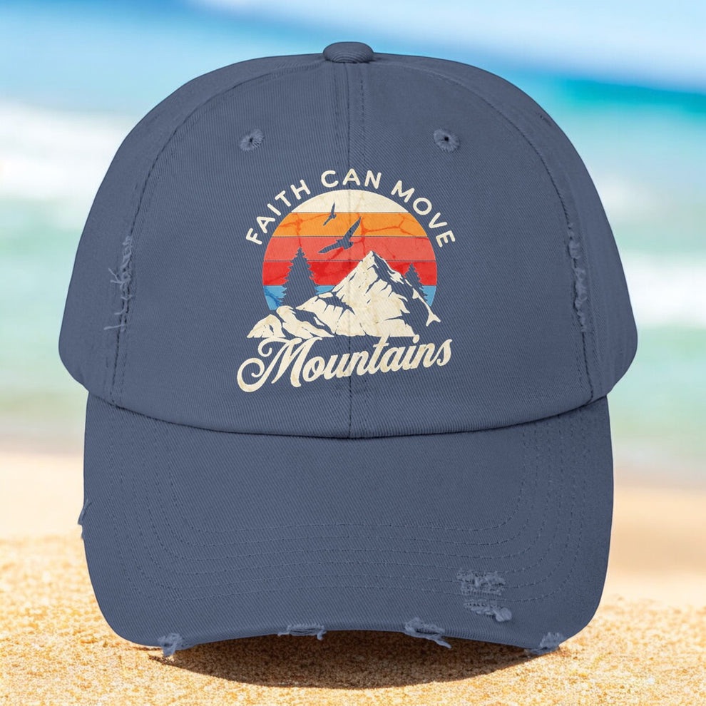 Faith Can Move Mountains Christian Hat