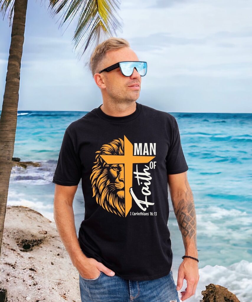 Man Of Faith Christian T-Shirt