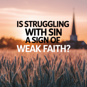 Is Struggling with Sin a Sign of Weak Faith?