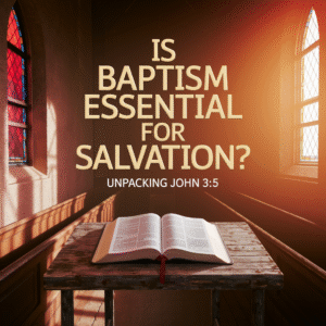 Is Baptism Essential for Salvation? Unpacking John 3:5