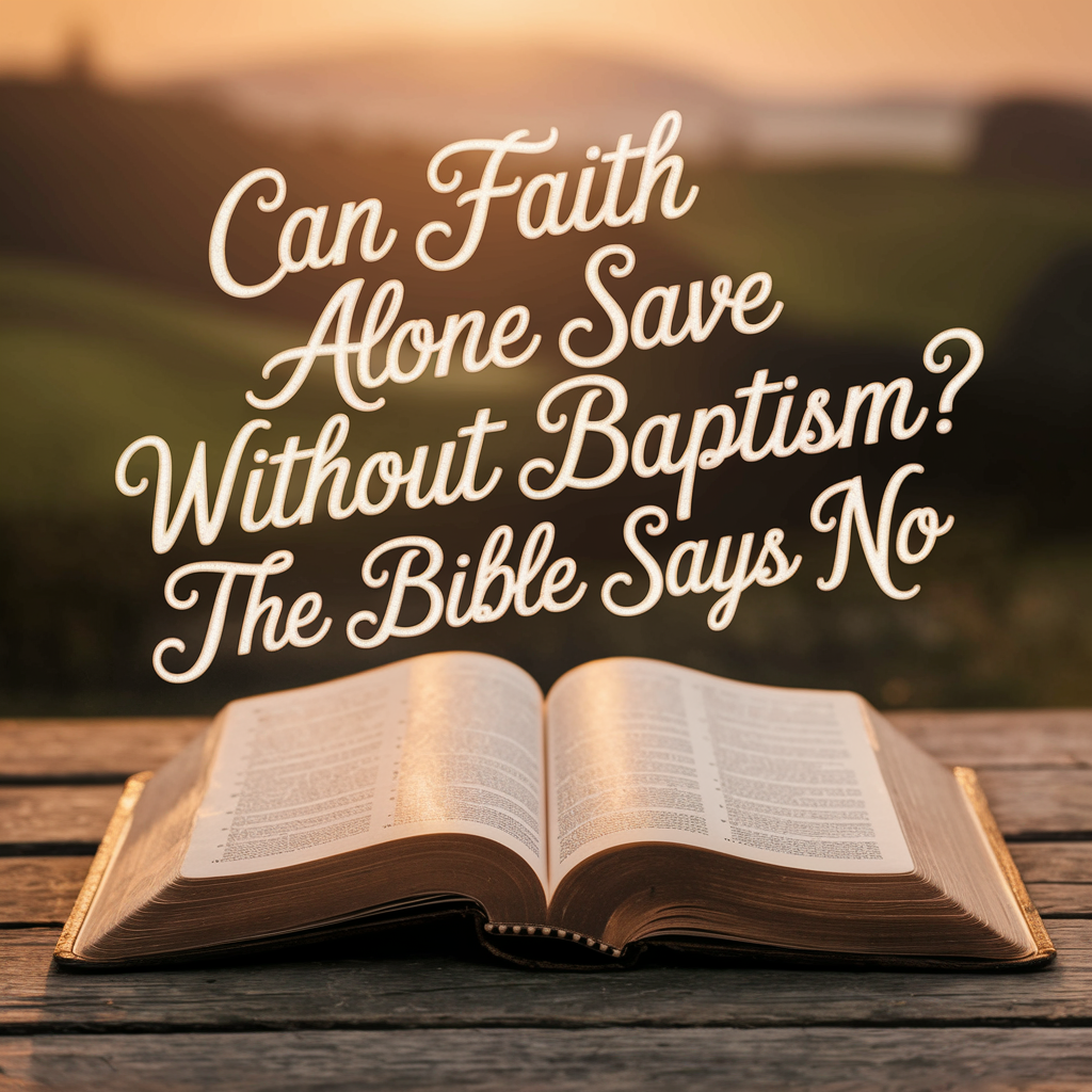 Can Faith Alone Save Without Baptism?