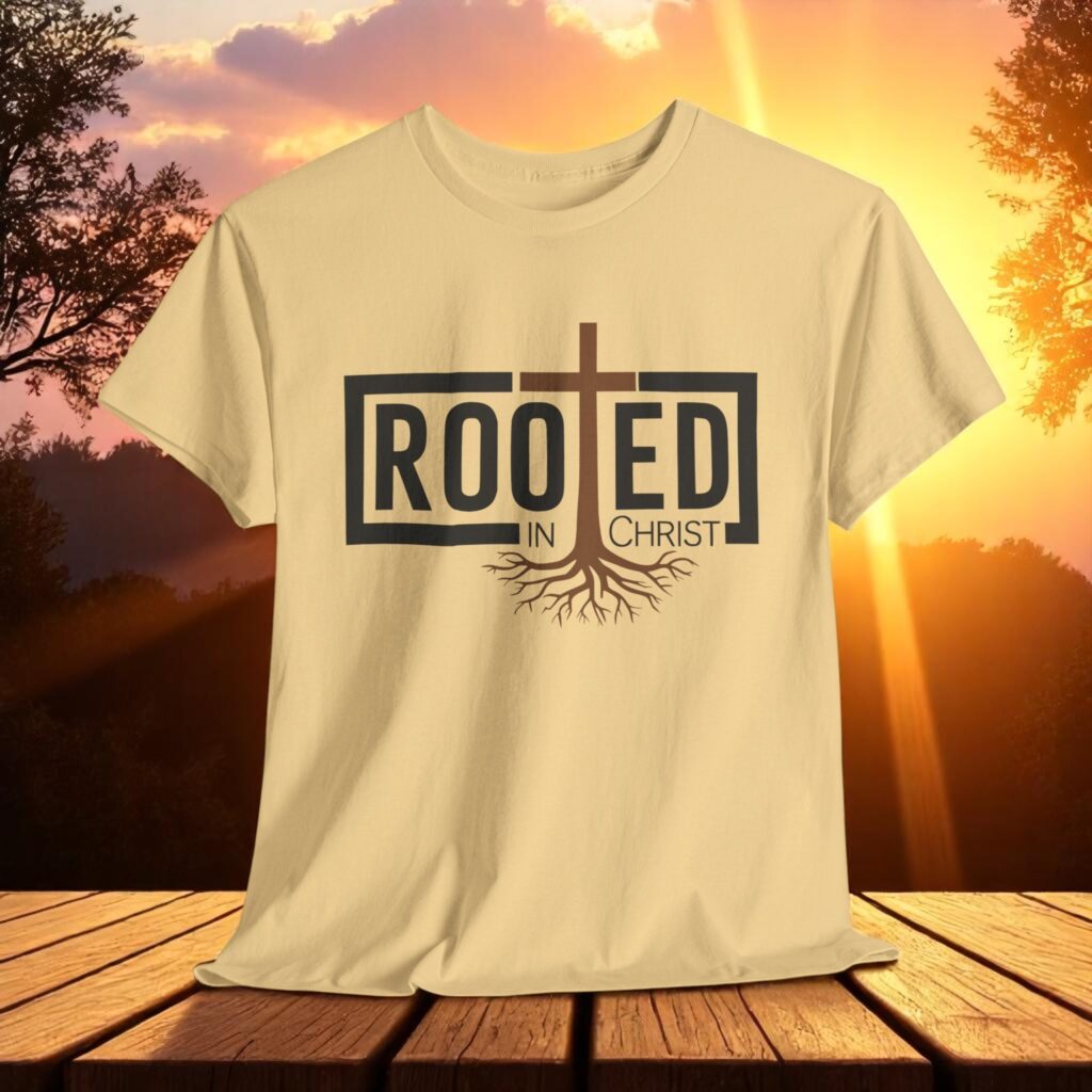 Rooted In Christ Christian T-Shirt