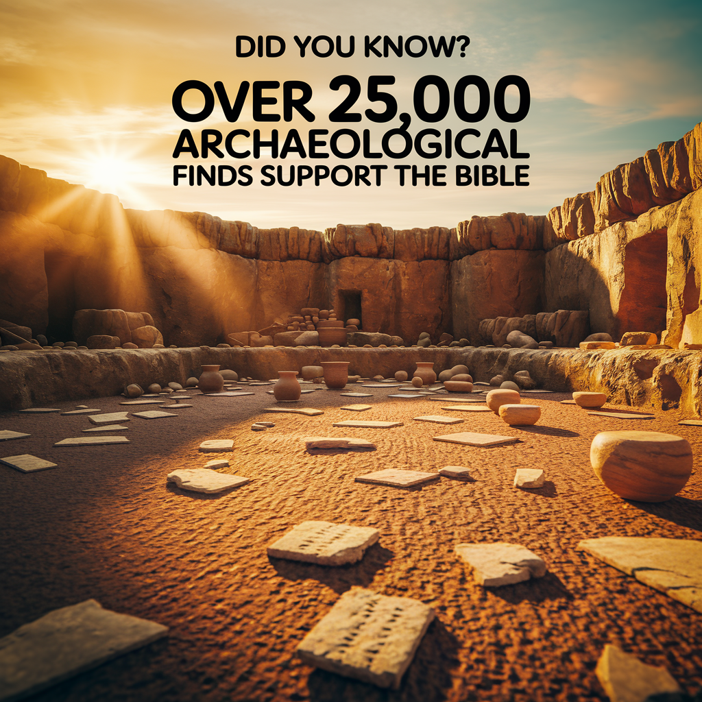 Over 25,000 Archaeological Finds Support the Bible