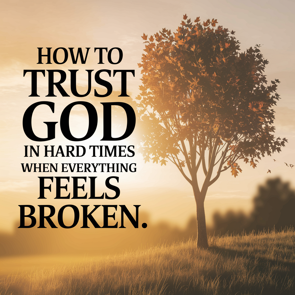 How to Trust God in Hard Times When Everything Feels Broken