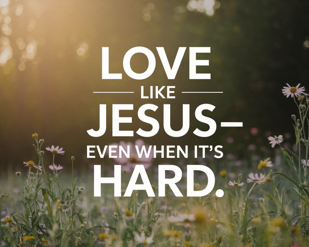 Love Like Jesus—Even When It’s Hard