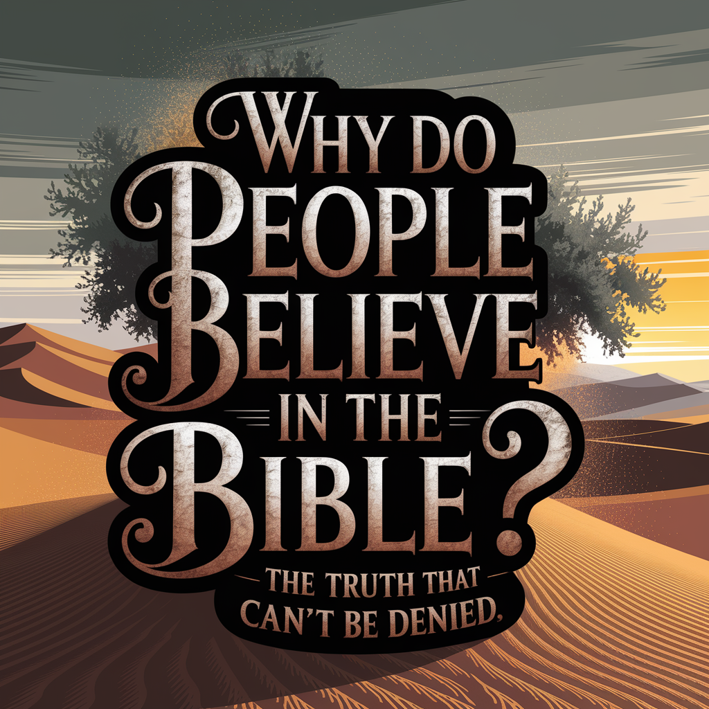 Why Do People Believe in the Bible? The Truth That Can’t Be Denied